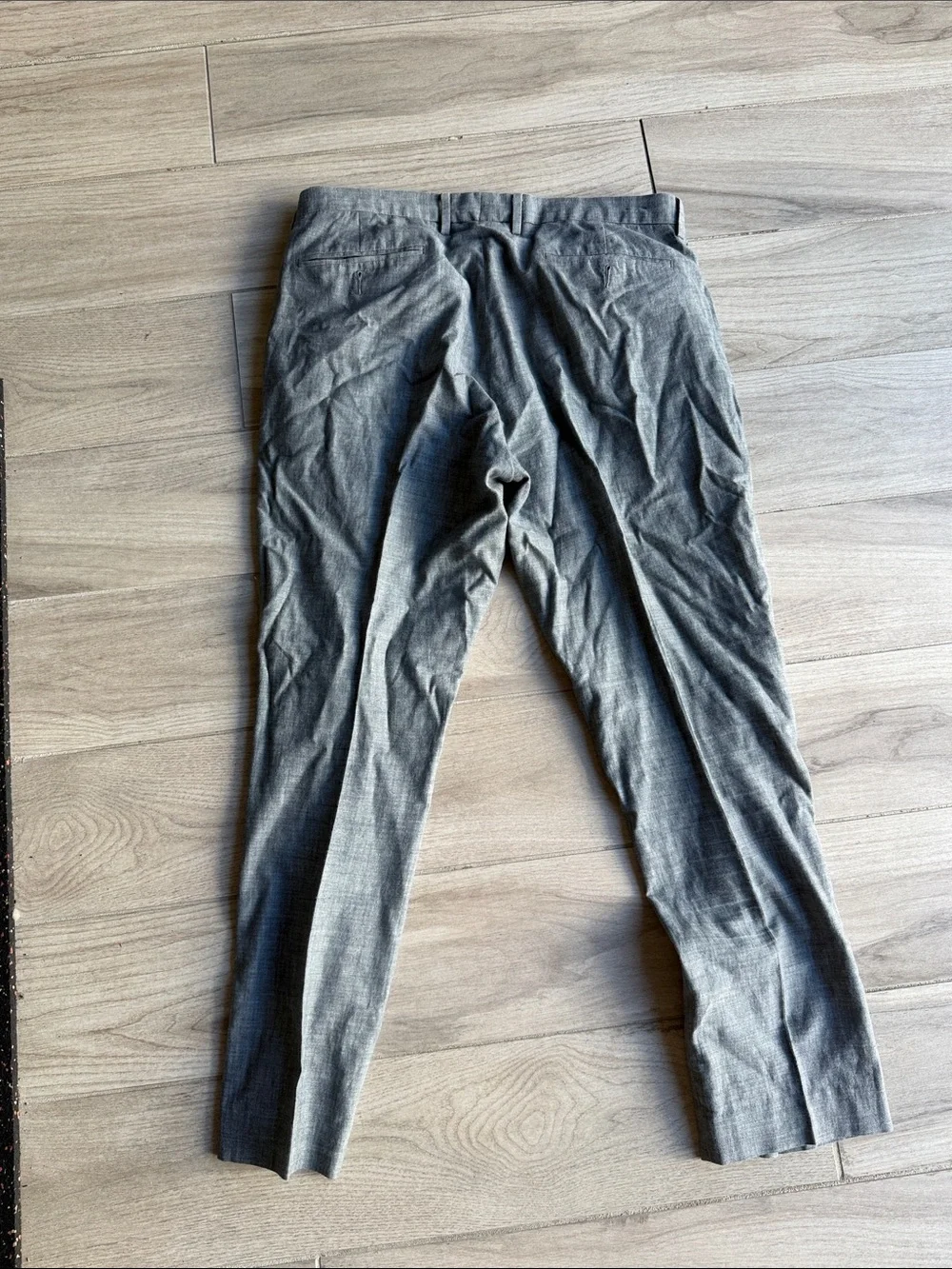 J. Crew Men's Gray Dress Pants - Slim Tailored Trousers
